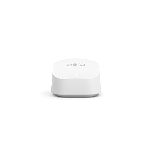 Amazon eero 6+ mesh Wi-Fi router | 1.0 Gbps Ethernet | Coverage up to 1,500 sq. ft. | Connect 75+ devices | 1-Pack | 2022 release