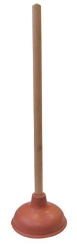 PWWDADA Supply Guru Heavy Duty Force Cup Rubber Toilet Plunger with a Long Wooden Handle to Fix Clogged Toilets and Drains (18', 1) (Original Version)