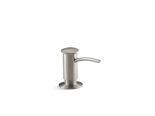 KOHLER K-1895-C-BN Soap or Lotion Dispenser with Contemporary Design (Clam Shell Packed), Brushed Nickel
