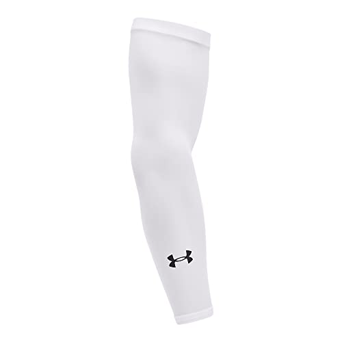 Under Armour unisex Team Sleeve, White (100)/White, Large/X-Large