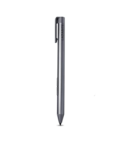LAZARITE M Pen Grey, Active Stylus for Microsoft Surface, Lenovo Yoga 7i/9i, Flex 5, Hp Envy x360/Pavilion x360/Spectre x360, Stylus Pen with 4096 Pressure Sensitivity, Palm Rejection, Tilt Support