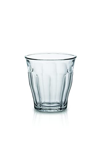 Duralex Picardie Glass Tumbler Set of 6, 10-7/8 ounce, Clear