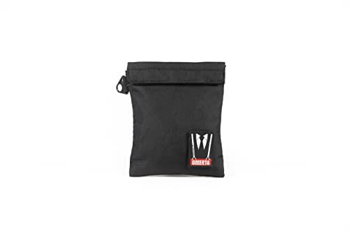 DIME BAGS Omerta Capo Carbon Filter Pouch Dual Velcro Seal | Carbon-Lined Pouch with Activated Carbon Technology (6 Inch, Black)