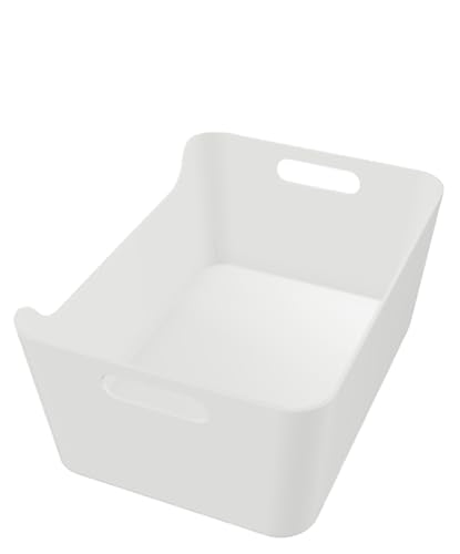 Ikea Variera Convenient Kitchen Open Storage Box, High Gloss White (1, 13 1/4 x 9 1/2 x 5 3/4 Inches)