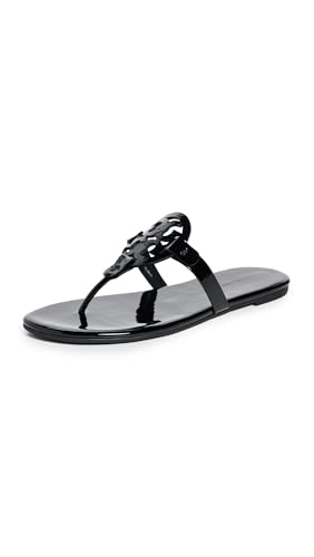 Tory Burch Women's Miller Soft Sandal, Perfect Black, 9 Medium US