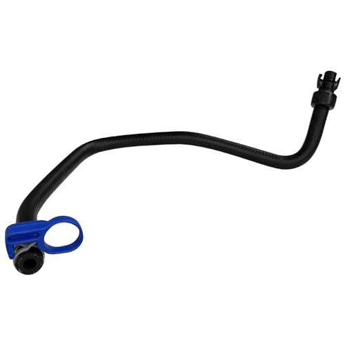 UZZH Car Coolant Reservoir Hose, Automotive Replacement Radiator Coolant Hoses OEM#13251447 13408385, Radiator Tank Upper Inlet Bypass Hoses for Chevrolet Buick Cruze 1.4L Engine (Black)