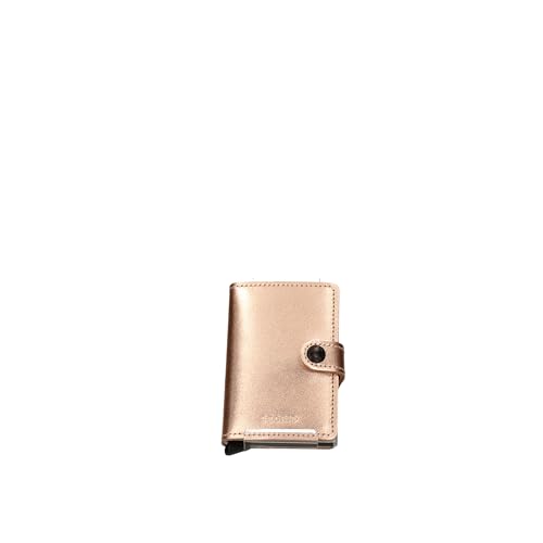 Secrid Men's RFID Wallet, Metallic Rose, Mini
