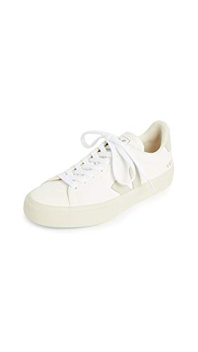 Veja Women's Campo Sneakers, Extra White/Natural Suede, 8 Medium US