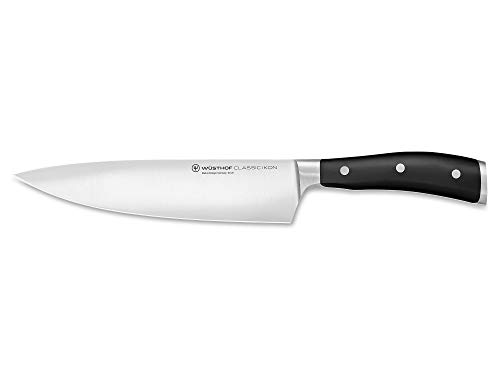 WÜSTHOF Classic IKON 8-Inch Chef's Knife, Black