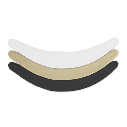 More of Me to Love Viscose and Cotton Blend Tummy Liner 3-Pack, Medium, Black, Beige, White