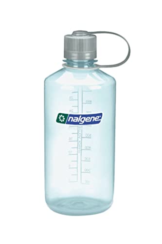 Nalgene Tritan Narrow Mouth BPA-Free Water Bottle, Seafoam, 32 oz