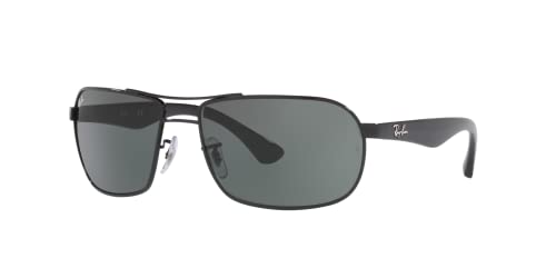 Ray-Ban 0RB349200262 Rb3492 Black Crystal Green Lens