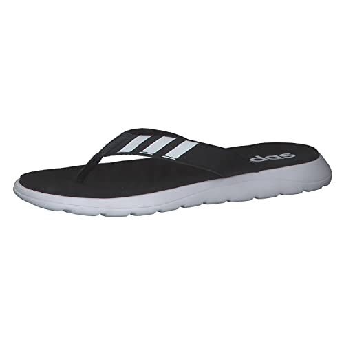 adidas Men's Comfort Flip Flop Slide Sandal, Black, 11 M US