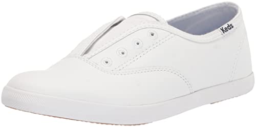 Keds Chillax Slip on, Sneaker Womens, White Leather, 9 Medium