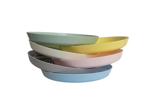 Ikea Kalas 501.929.59 BPA-Free Plate, Assorted, 6-Pack, Set of 6, Colors may vary