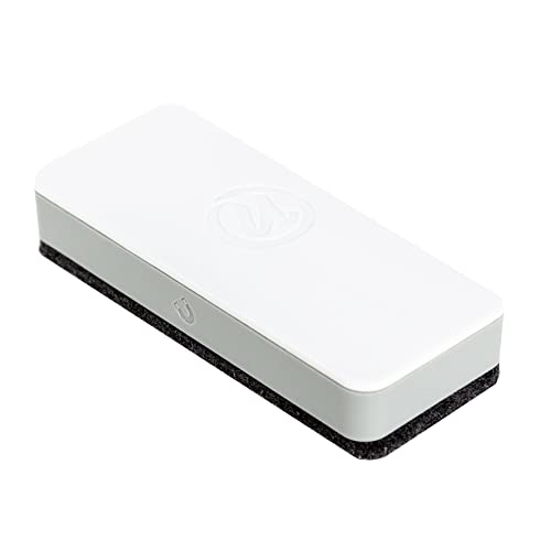 U Brands Magnetic Dry Erase Board Felt Eraser, 2'x5'x1', White, Lightweight Modern Design