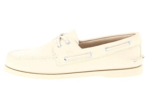 Sperry Men's Authentic Original 2-Eye Boat Shoe, White, 11.5 M US