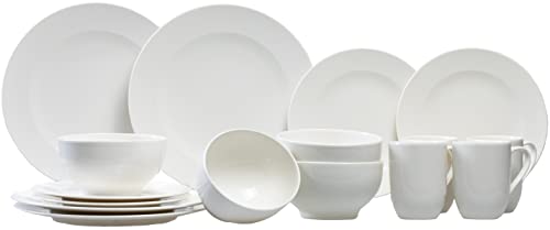 Villeroy & Boch For Me 16-Piece Dinnerware Set, Service for 4, Plates, Bowls & Mugs, Premium Porcelain, Made in Germany