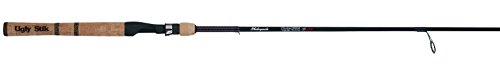 Ugly Stik 6’ Elite Spinning Rod, Two Piece Spinning Rod, 6-14lb Line Rating, Medium Rod Power, Fast Action, 1/4-5/8 oz. Lure Rating
