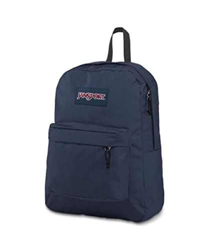 JanSport Superbreak Backpack - Durable, Lightweight Premium Backpack, Navy