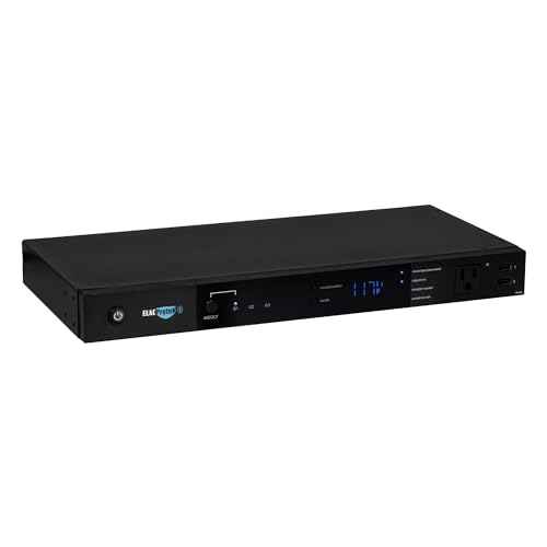 ELAC Protek PR-81B 9 Outlet Surge Protector with Bluetooth - Advanced Power Protection and EMI/RFI Noise Filtration - Includes iOS & Android App Control