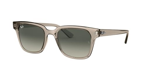 Ray-Ban Rb4323 Square Sunglasses, Transparent Grey/Light Grey Gradient Dark Grey, 51 mm