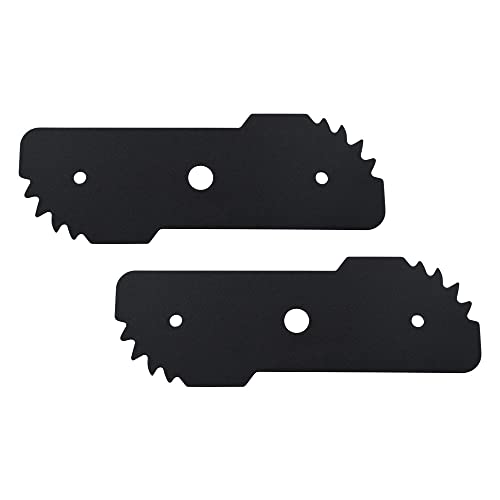 2 PK 243801-02 Edger Blade (7-3/4' x 2-3/4'), Compatible with Black & Decker LE750 & EH1000 ‎EB-007AL Lawn Edger Blade - Replacement 243801-00, 243797-00, 40-519, for Craftsman Model CMEED400, (2 PK)