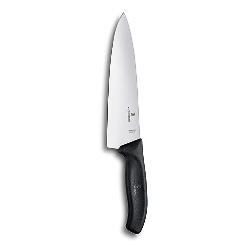 Victorinox Swiss Classic 8-Inch Chef's Knife with Straight-Edge Blade and Black Handle