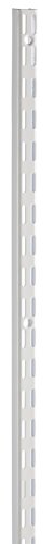 Rubbermaid Twin Track Upright, 70', White, Heavy-Duty Support System, Organization System for Pantries, Linen Closets, Laundry Rooms