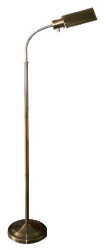 daylight24 402051-07 Natural Daylight Battery Operated Cordless, Antique Brass Floor Lamp