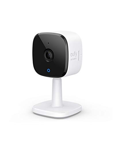 eufy Security Indoor Cam C120 | Plug-in Security Camera 3 MP | 2K with Wi-Fi | IP Camera | Voice Assistant Compatibility | Night Vision | Two-Way Audio | HomeBase 3 Compatible | Audio and Motion Alert