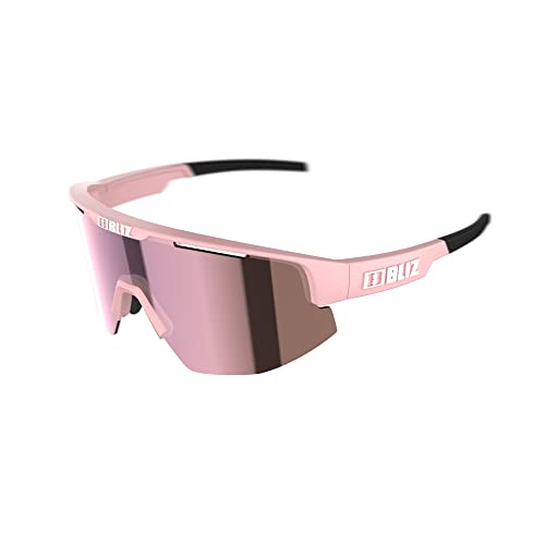 Bliz Matrix Sunglasses, Matte Powder Pink/Rose Multi, 60mm