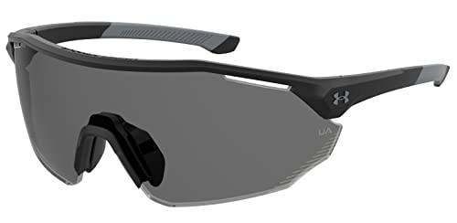 Under Armour Men's UA Force 2 Wrap Sunglasses, Matte Black, 99mm, 1mm