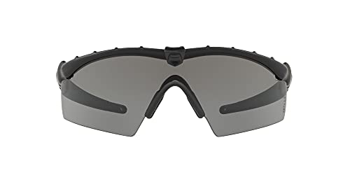 Oakley Men's OO9213 M Frame 2.0 Industrial Rectangular Sunglasses, Matte Black/Grey, 32 mm
