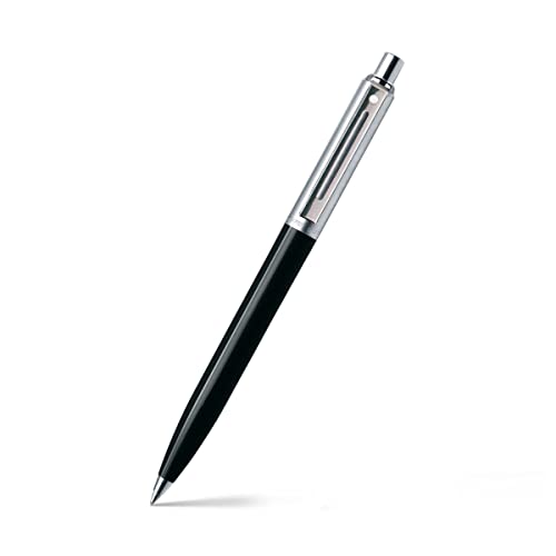 Sheaffer Sentinel Black Ballpoint Pen with Chrome Trim