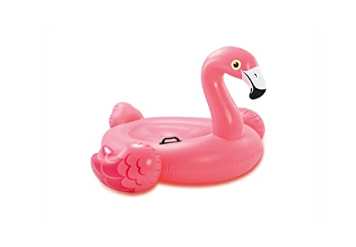 INTEX Pink Flamingo Inflatable Pool Float: Animal Pool Toy For Kids – 2 Heavy-Duty Handles – 88lb Weight Capacity – 70' x 53' – For Ages 3+