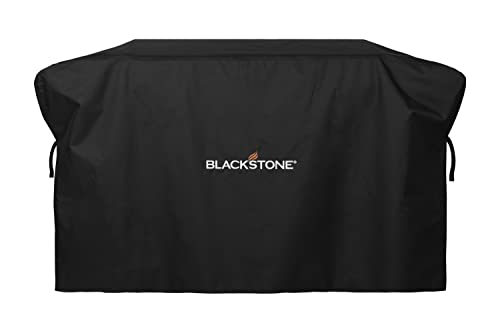 Blackstone 5483 Griddle Cover Fits 28 inches Griddle Cooking Station with Hood Water Resistant, Weather Resistant, Heavy Duty 600D Polyester Flat Top Gas Grill Cover with Cinch Straps 28' Black