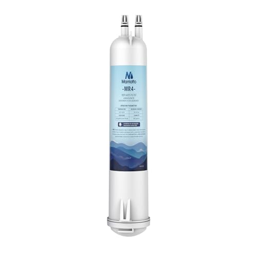 MARRIOTTO MRW4 Refrigerator Water Filter Compatible with EDR3RXD1, 4396841, 4396710, Filter 3, 46-9083,46-9030, 9030, 9083 Refrigerator Water Filter | 1 Pack