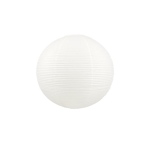 Henjjras 23inch White Round Paper Lamp shade,Chinese Lanterns,Pendent Paper Lantern,Interior Decoration