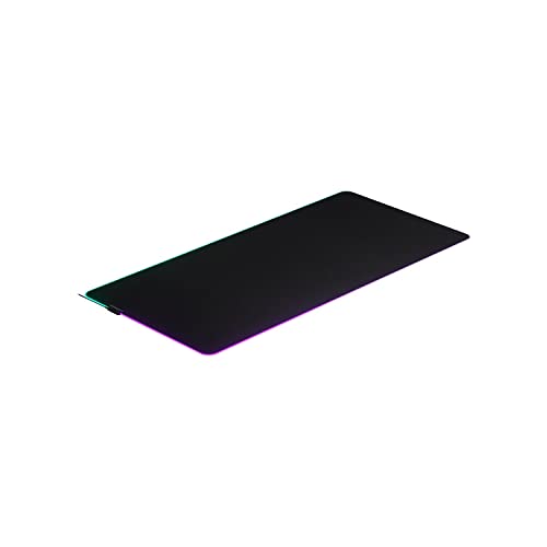 SteelSeries QcK Prism RGB Gaming Mouse Pad - 3XL Cloth - Optimized For Gaming Sensors - Maximum Control