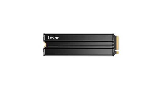 Lexar 2TB NM790 SSD with Heatsink PCIe Gen4 NVMe M.2 2280 Internal Solid State Drive, Up to 7400/6500 MB/s Read/Write, Compatible with PS5, for Gamers and Creators, Black (LNM790X002T-RN9NU)