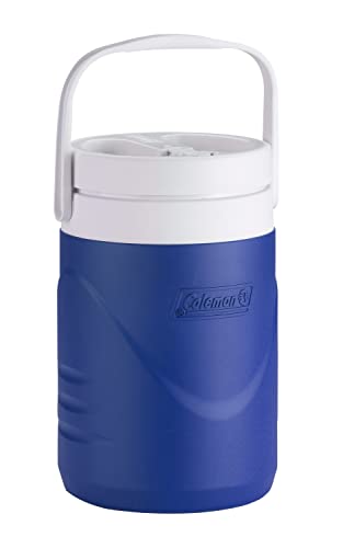 Coleman 1-Gallon Water Jug, Portable Water Cooler with Handle & Spigot, Great for Camping, Beach, Sports, Tailgating, Picnic & More