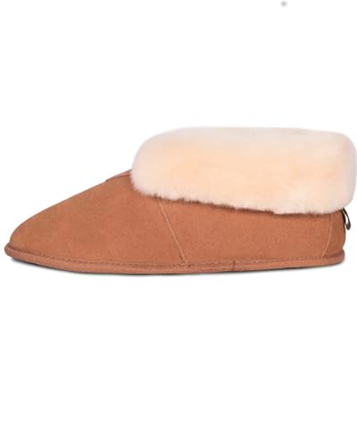 Cloud Nine Sheepskin Women's Ladies Soft Sole Bootie Slipper