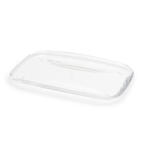 Umbra 1005786-165 Droplet Tray Jewelry Display/Holder, Bathroom Accessory/Amenity Holder – Clear Acrylic, Looks Like Glass,25 x 15 x 2 cm