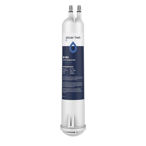 GLACIER FRESH 4396841 Refrigerator Water Filter Compatible with EDR3RXD1, 4396841, 4396710, Filter 3, 46-9083,46-9030, 9030, 9083 Refrigerator Water Filter | 1 Pack
