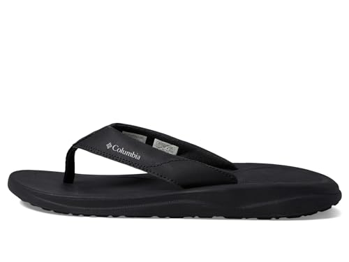 Columbia Men's Flip flop Sandal, Black/Ti Grey Steel, 9 M US