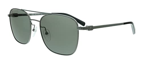 Salvatore Ferragamo Rectangular Sunglasses SF158S 015 Gunmetal/Black 53mm 158