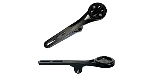 Integrated Aero Handlebar Out Front Cycling Computer Road Bike Mount Compatible with Garmin, Wahoo, CatEye, and Bryton with GoPro Action Camera and Bike Light Attachment