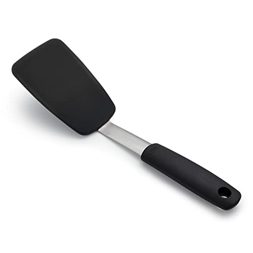 OXO Good Grips Small Silicone Flexible Turner Black