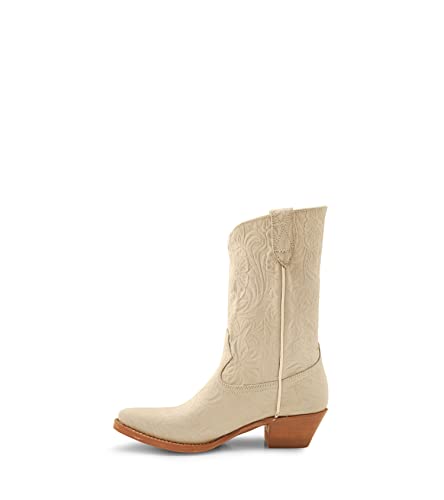 Frye Women's Sacha Mid Pull On, Ivory - 7.5M